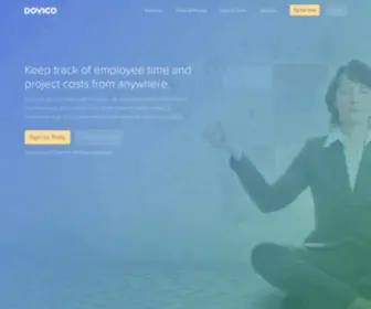 Dovico.com(Best Timesheet Management & Employee Time Tracking Software) Screenshot