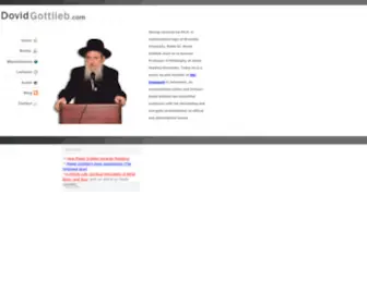 Dovidgottlieb.com(Rabbi Dovid Gottlieb) Screenshot