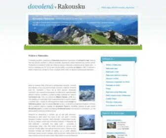 Dovolenavrakousku.cz(Dovolená v Rakousku) Screenshot