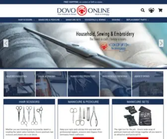 Dovoonline.com(Dovo Straight Razors) Screenshot
