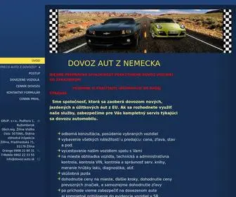 Dovoz-Auto.sk(Dovoz auta zo zahraničia (všetkých krajín EU)) Screenshot
