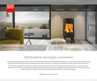 Dovreiberica.com(Distribuidores de estufas y chimeneas) Screenshot