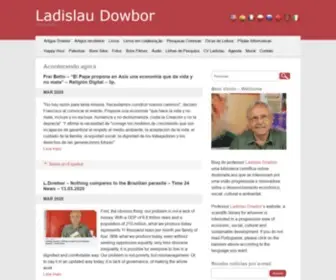 Dowbor.org(Professor Ladislau Dowbor) Screenshot