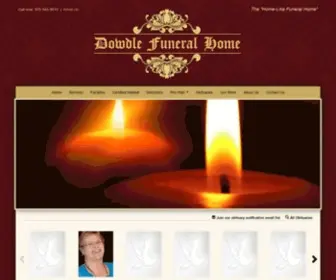 Dowdlefh.com(Dowdle Funeral Home) Screenshot