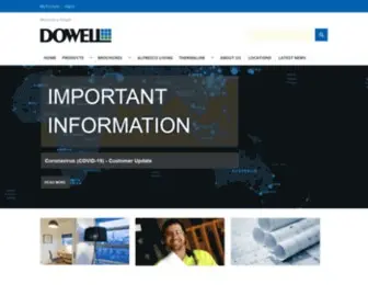 Dowell.com.au(Dowell windows) Screenshot