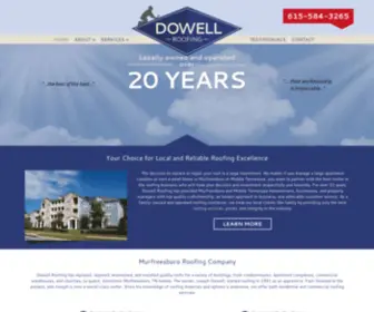 Dowellroofingtn.com(Dowell Roofing) Screenshot