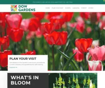 Dowgardens.org(Dow Gardens) Screenshot