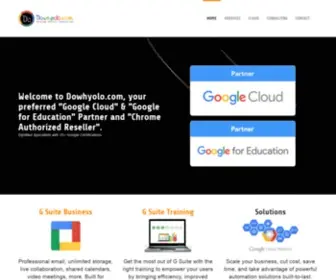 Dowhyolo.com(Google Cloud Partner) Screenshot