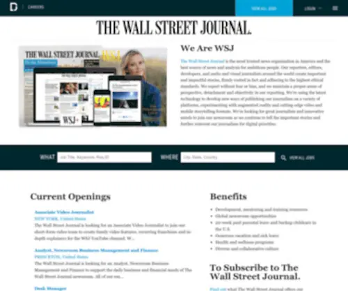 Dowjones-News.jobs(Wall Street Journal Jobs) Screenshot