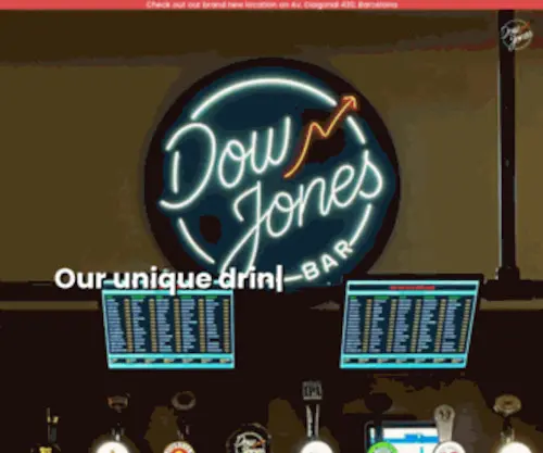 Dowjonesbar.com(Dow Jones Bar) Screenshot