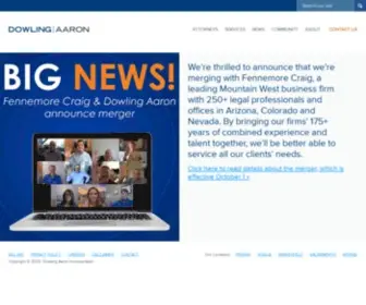 Dowlingaaron.com(A MOUNTAIN WEST LAW FIRM) Screenshot