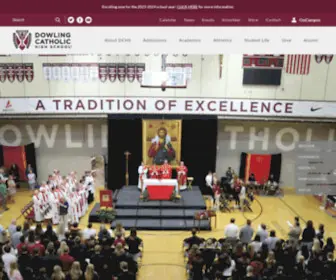 Dowlingcatholic.org(Dowling Catholic High School) Screenshot