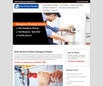 Down-THE-Drain.com(Down The Drain Plumbing) Screenshot