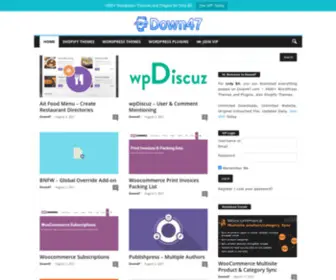 Down47.com(Down47 Themes and Plugins) Screenshot