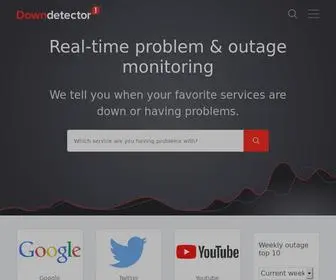 Downdetector.ae(Downdetector) Screenshot