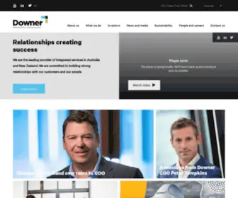 Downergroup.com(Downer Group) Screenshot