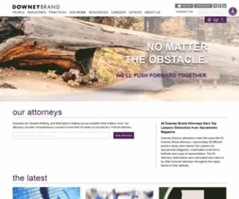 Downeybrand.com(California Law Firm) Screenshot