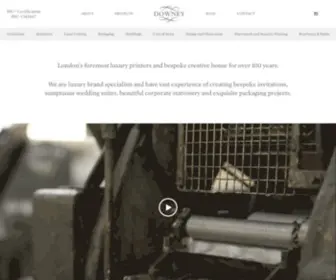 Downey.co.uk(Luxury Printing Services) Screenshot