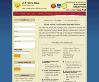 Downeyinhomecare.com(Downey In Home Caregiver) Screenshot