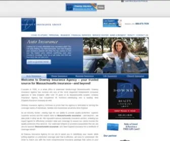 Downeyinsurance.com(Massachusetts and New England Insurance) Screenshot