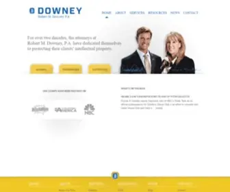 Downeyip.com(Patent Attorney) Screenshot