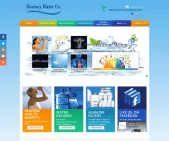 DowneywaterStore.com(Alkaline Water Delivery) Screenshot