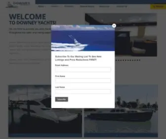 Downeyyachts.com(Downey Yacht Sales) Screenshot