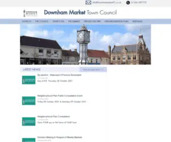 Downhammarkettowncouncil.org.uk(Downham Market Town Council) Screenshot