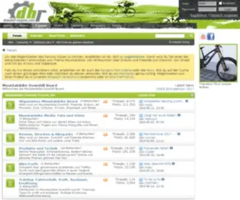 Downhill-Board.com(Mountainbike Downhill Board) Screenshot