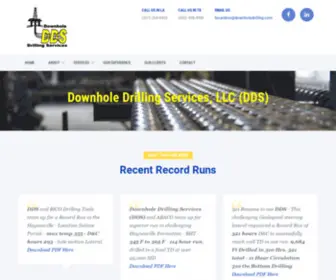 Downholedrilling.com(Downhole Drilling Services) Screenshot