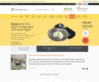 Downlightsdirect.co.uk(Buy Downlights & LED Lighting Online) Screenshot
