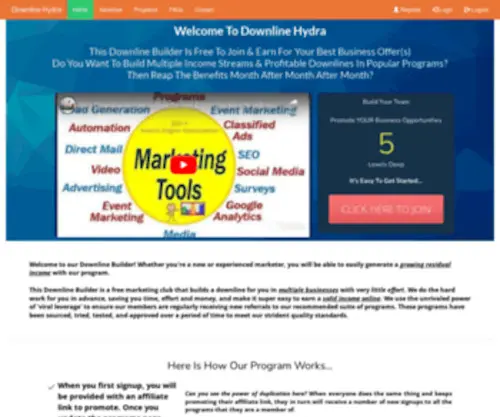 Downlinehydra.com(Downlinehydra) Screenshot