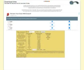 Download-Time.com(Download Time Calculator) Screenshot