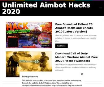 Downloadaimbothacks.com(Unlimited Aimbot HacksDownload The Best Aimbot Hacks Of 2020) Screenshot