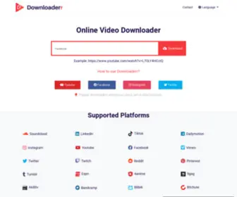 Downloaderr.com(Free Video Downloader) Screenshot