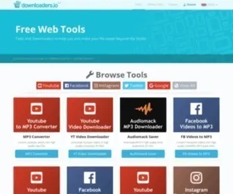 Downloaders.io(Free tools for web apps) Screenshot