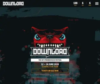 Downloadfestival.co.uk(Download Festival) Screenshot