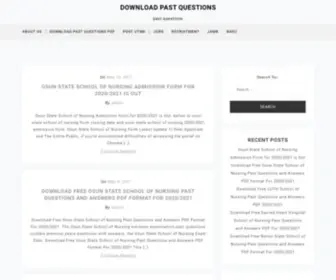 DownloadfreepastQuestion.com(Download past questions) Screenshot