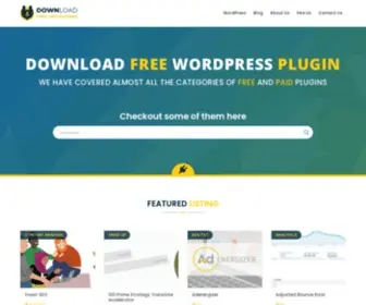 Downloadfreewpplugins.com(Get thousand of WordPress plugin for free) Screenshot