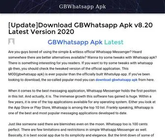 Downloadgbwhatsappapk.com(Update) Screenshot