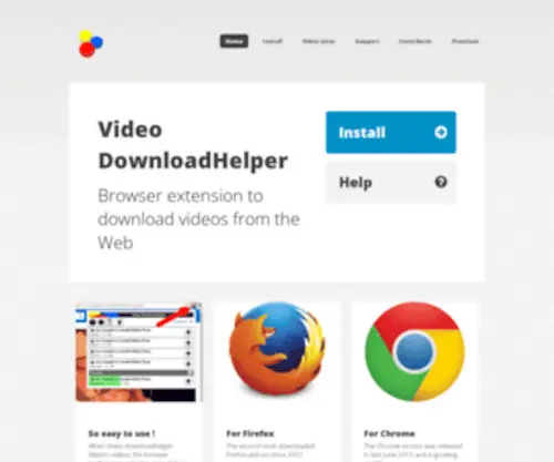 Downloadhelper.net(Streaming video encoders) Screenshot