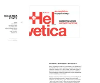 Downloadhelvetica.com(Helvetica Fonts) Screenshot