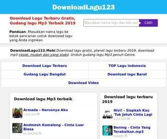 Downloadlagu123.mobi(Download lagu) Screenshot