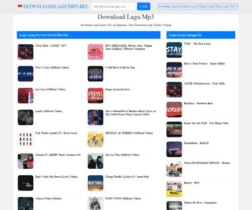 DownloadlaguMP3.biz(DownloadlaguMP3) Screenshot