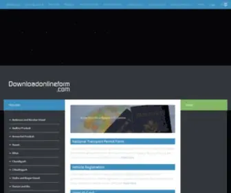 Downloadonlineform.com(Download Online Form) Screenshot