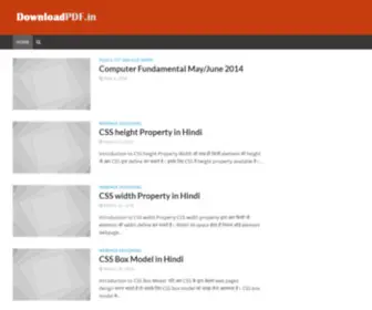 Downloadpdf.in(Just another WordPress site) Screenshot