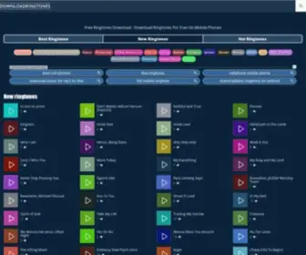Downloadringtones.mobi(DOWNLOAD RINGTONES FOR FREE ON MOBILE) Screenshot