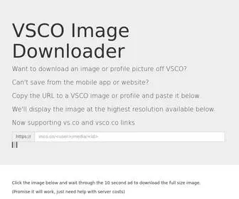 Downloadvsco.co(VSCO Downloader) Screenshot