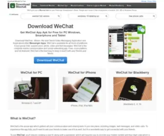 Downloadwechatfree.com(Download Wechat Free) Screenshot