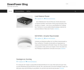 Downpower.de(DownPower Blog) Screenshot